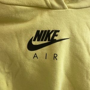 Nike air cropped hoodie